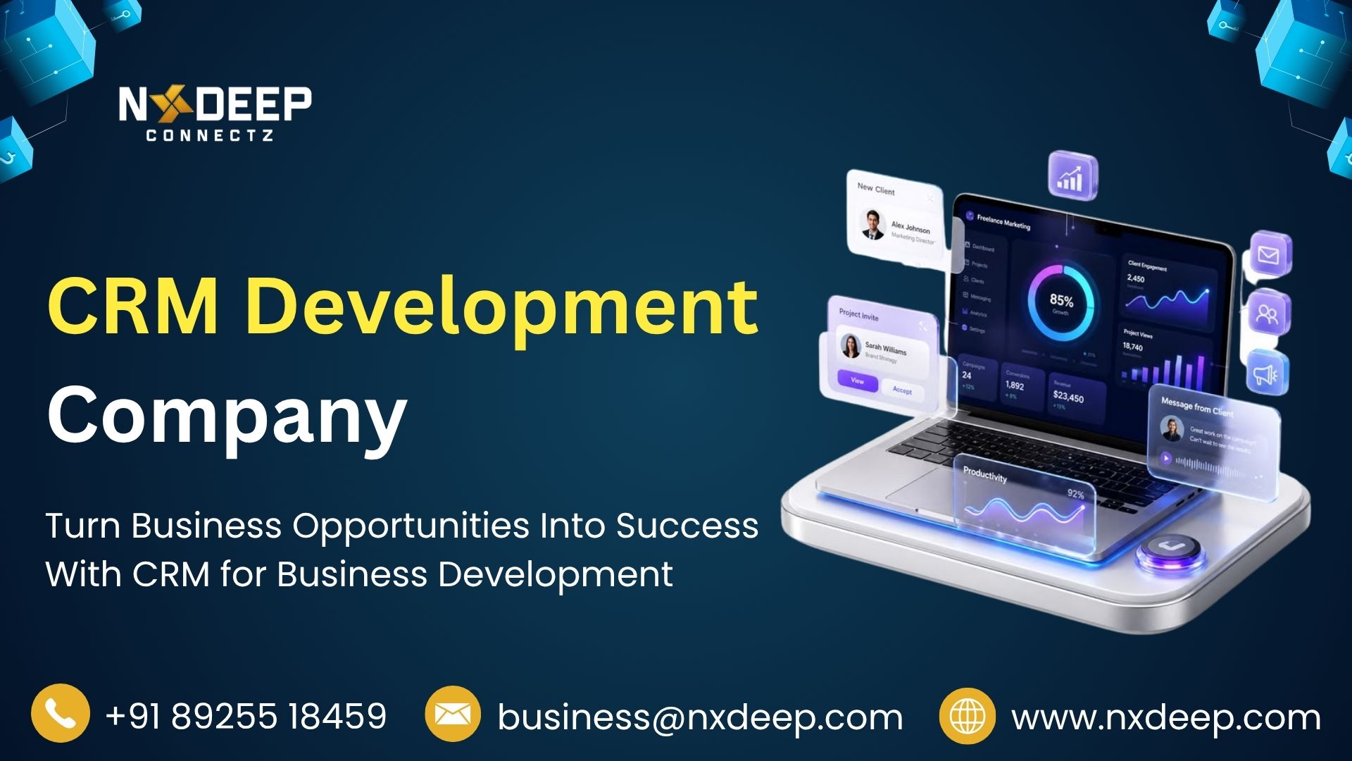 NxDeep Connectz: Your Configurable Partner in CRM for Business Development